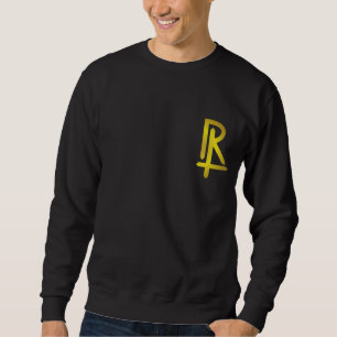 Monogram logotyp brev R och T Lång Ärmad Tröja