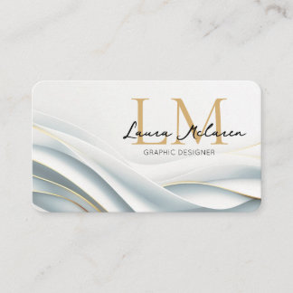 Monogram Logotyp Namn Professionell Varumärkesiden Visitkort