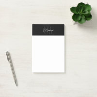 Monogram Logotyp, svart och vit, modern, minimalis