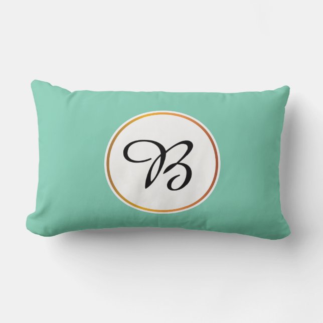 monogram lumbarkudde (Framsida)