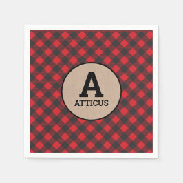 Monogram Lumberjack Buffalo Play Pappersservett