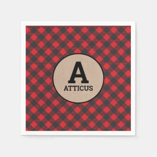 Monogram Lumberjack Buffalo Play Pappersservett