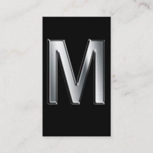Monogram m affärskort visitkort