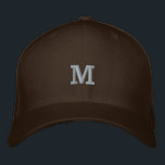 Monogram M Inledande Brev-flefitylle Broderad Keps<br><div class="desc">Monogram M Inledande Brev Flexfit Wool Embroied Baseball Cap, Storlekt av Flexfit Wool Cap är S/M, 6 3/4 tum - 7 1/4 tum och du kan redigera texten. Den grundläggande appen för Flexfit Uol är en populär typ av basebollsockel som är känd för sin bekväma passande och klassiska utformning. En...</div>