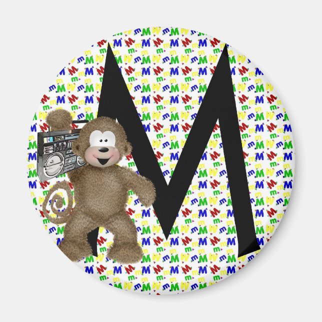 Monogram "M" Magnet (Framsidan)