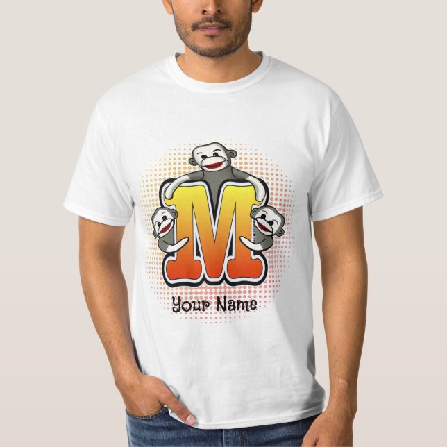 Monogram M Strumpapa T-Shirt (Framsida)