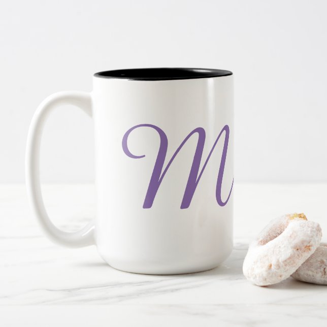 Monogram-M Två-Tonad Mugg (Med munk)