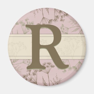 Monogram Magnet - Fennel Rosa