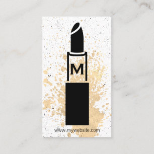 Monogram/Makeup-läppstift Visitkort