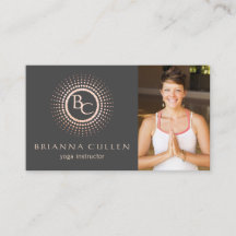 Monogram Mandala Yoga Logotyp, Lägg till bild