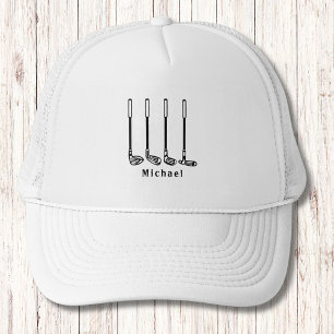 Monogram Manschett Hatt Golfklubbor Hatt Keps
