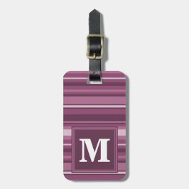 Monogram mauve rand bagagebricka