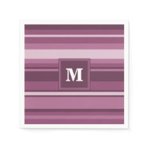 Monogram mauve rand