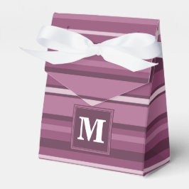 Monogram mauve rand presentaskar