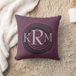 Monogram med dina initialer personligt anpassade p kudde