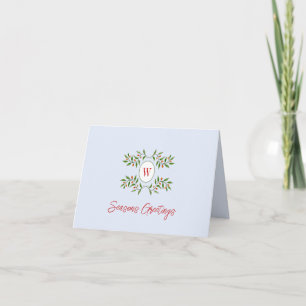 Monogram med grekiska, ej fotomappade Helgdag C Kort