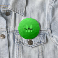 Monogram med lite grönt-övertoningsgeometri, mönst