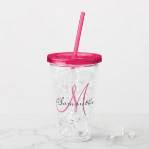 Monogram med personligt namn take away mugg