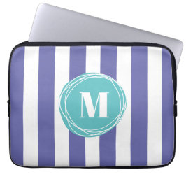 Monogram med trendig laptop fodral