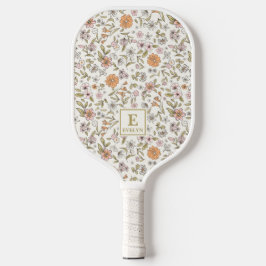 Monogram med vildblomsnamn 