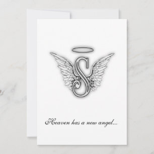 Monogram Memorial Tribute Brev S Meddelande