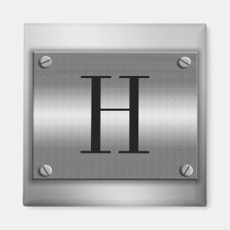 Monogram Metall Ram med skruvmagnet Magnet