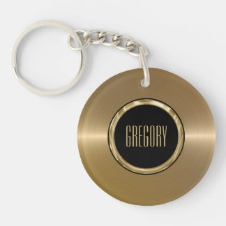 Monogram Metallic Guld Stainless Steel Titta 2