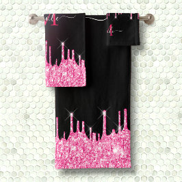 Monogram Metallic Shock rosa Drift på Black