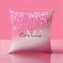 Monogram Metallisk Shock rosa Neon Dripping Glitte