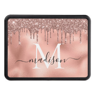 Monogram Metalliska drivrutiner för Rosa Glitter v Dragkroksskydd