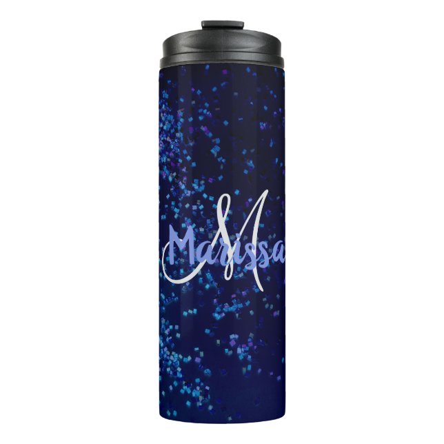 Monogram Midnite Blue Confetti (Framsida)