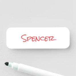 Monogram minimalist custom name  namnbricka