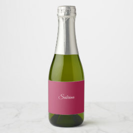 Monogram minimalist körsbärsrosafärgad