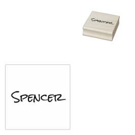Monogram minimalistisk anpassat namn stämpel