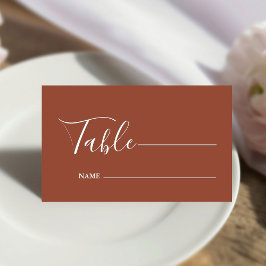 Monogram minimalistisk Emerald Grönt Bröllop Placeringskort