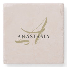 Monogram minimalistisk pastellpastellisering rosa