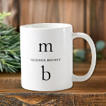 Monogram, minimalt Mugg<br><div class="desc">Vi presenterar Monogram-kaffet Mugg - en personlig daglig komplementär som omvandlar din kaffetid till en verkligt unik upplevelse. Det här är mer än bara ett kaffe mugg - det är en påstående av din identitet,  din namnteckning stil,  en återspegling av din exklusiv smak.</div>
