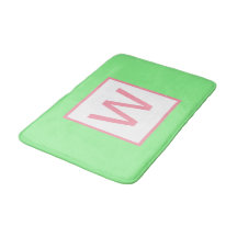 Monogram Mint Grön Pastell Rosa