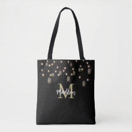 Monogram Modern Black Mason Burk Ljus Tygkasse