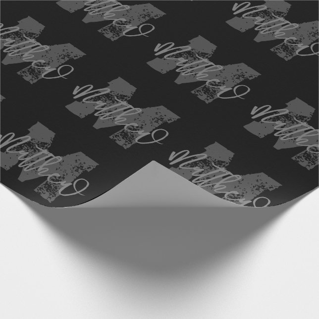 Monogram Modern Boy Back-to-School-läxor Presentpapper (Hörn)