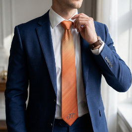 Monogram Modern Brushed Copper Metallic Pattern  Slips