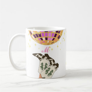 Monogram Modern Cowgirl Ben Cowboy Disco Boll Kaffemugg