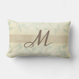 Monogram modern dekorativ kudde abstrakt
