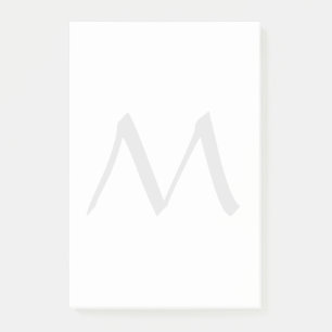 Monogram Modern Enkel Minimalistisk Enkel Post-it Block