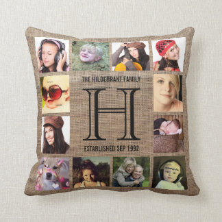 Monogram Modern Family 12 Instagram-foton Kudde