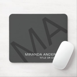 Monogram Modern fetstil, Professionell Musmatta