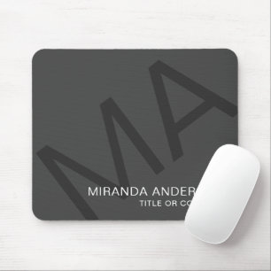 Monogram Modern fetstil, Professionell Musmatta