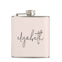 Monogram Modern minimal Snyggt  Rosa