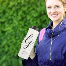 Monogram Modern Minimalist Elegant Initialer