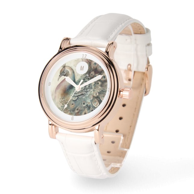Monogram Modern Peacock | Lägg till din första Armbandsur (Vinkel)